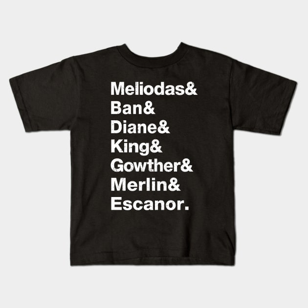 List of deadly sins Kids T-Shirt by The_Interceptor